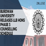 Burdwan University Releases LLB Hons Phase 3 Counselling Schedule